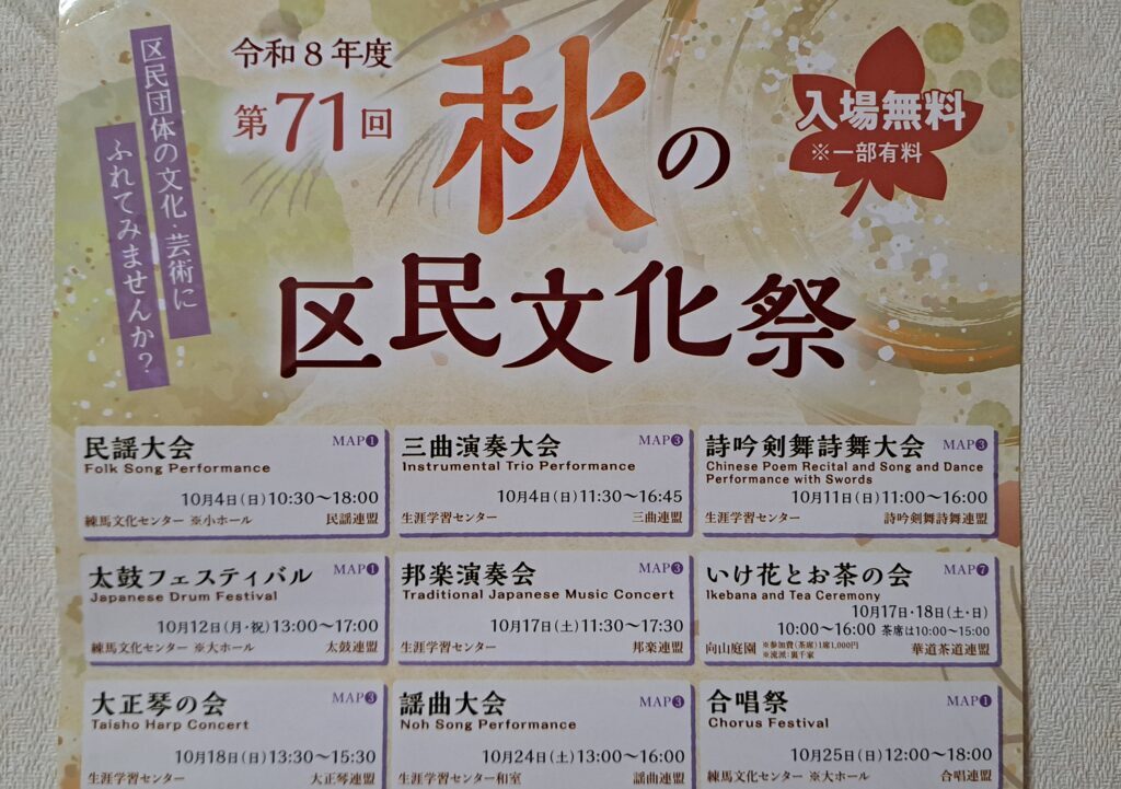 区民文化祭